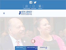 Tablet Screenshot of njdems.org